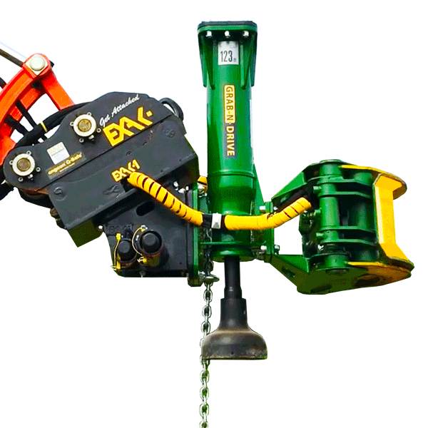 Grab n Drive Excavator Attachment